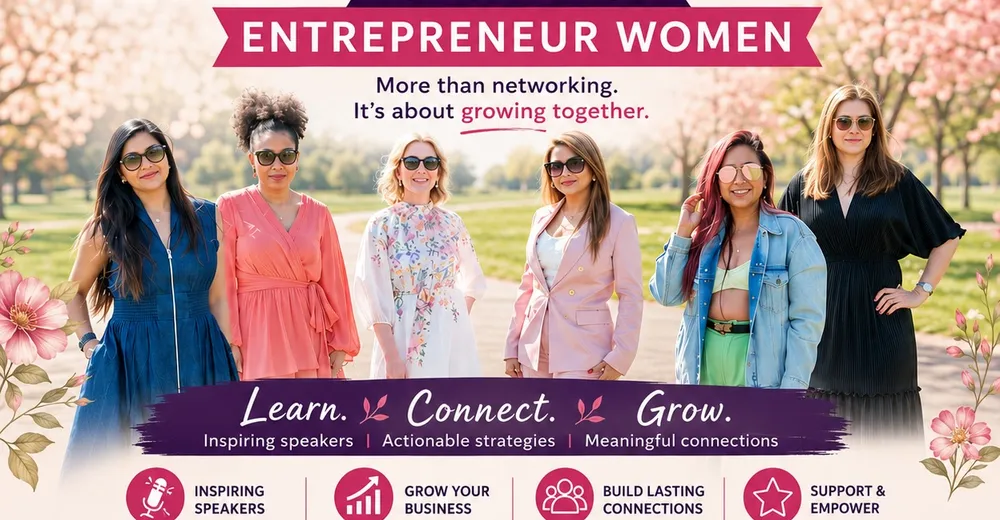 Rise Together — 1st meetup for entrepreneur women, September 12 2026, AdaSocial Cafe Redmond