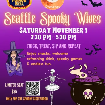 Seattle Spooky Wives flyer, Saturday November 1 2025